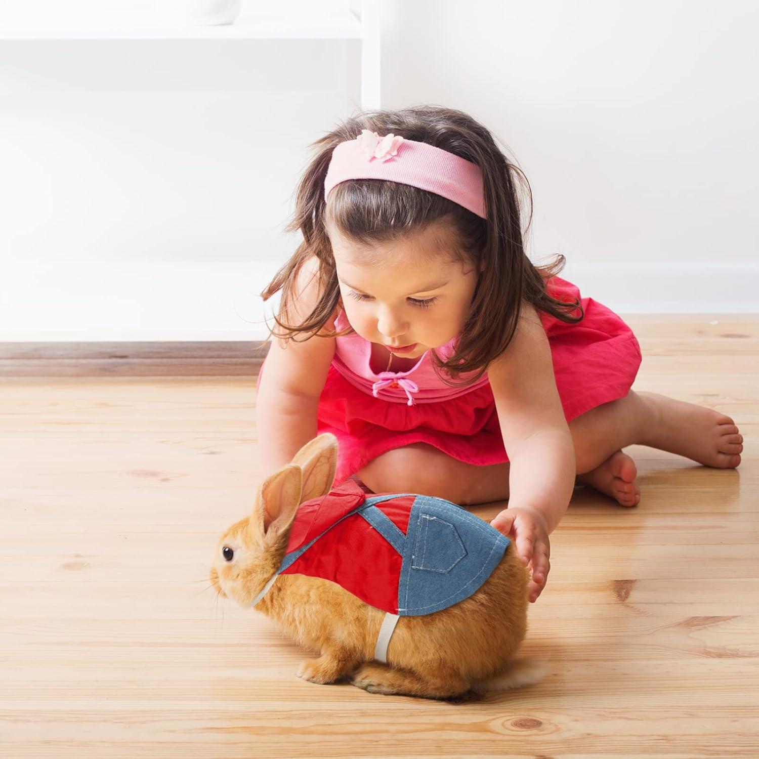 Arnés y Correa para Conejos Saintrygo Pequeño Rojo 4 Piezas