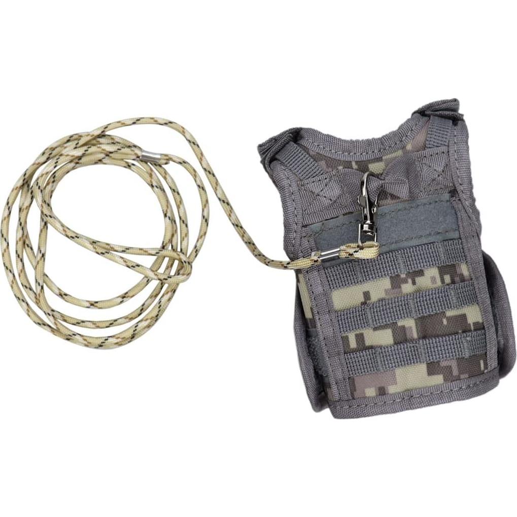 Arnés y Correa Chaleco Táctico Militar para Hurones y Mascotas