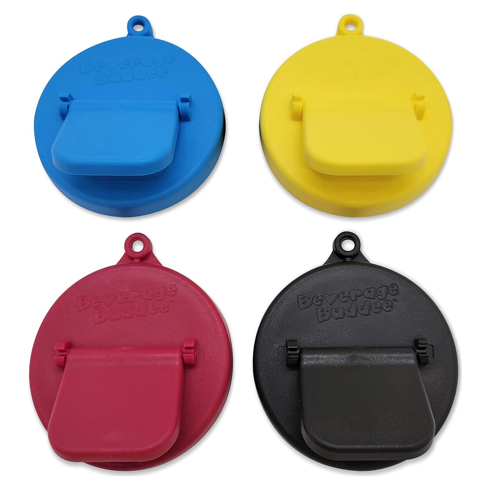 Cubiertas de Lata Sumner - Paquete de 4 - Libre de BPA - Colores Asst