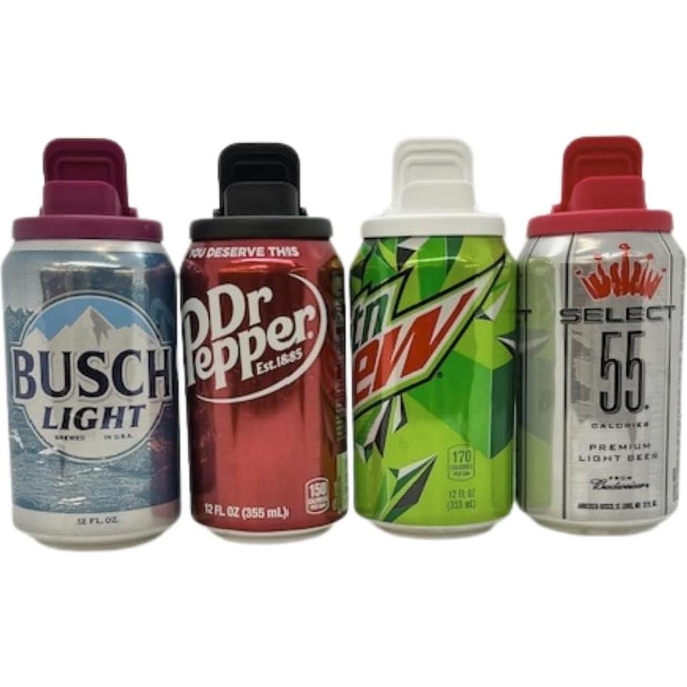 Cubiertas de Lata Sumner - Paquete de 4 - Libre de BPA - Colores Asst