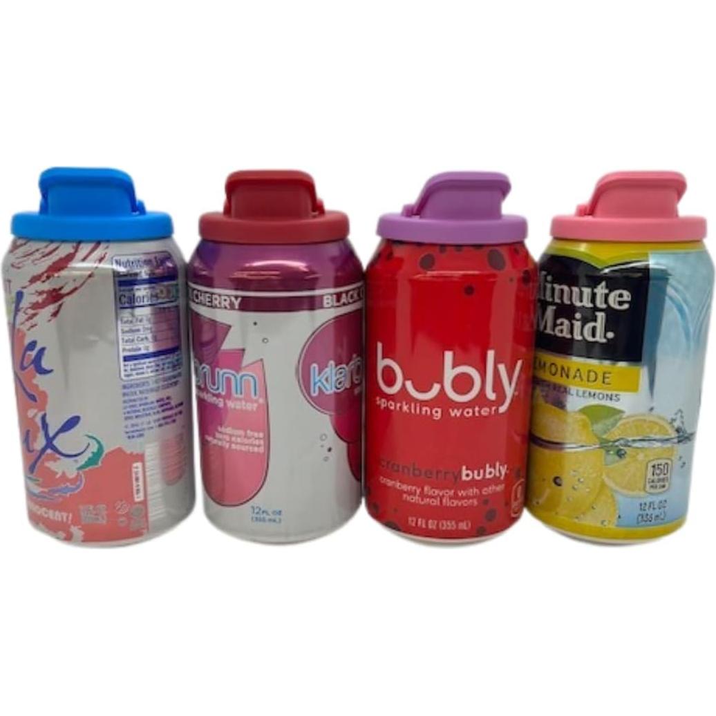 Cubiertas de Lata Sumner - Paquete de 4 - Libre de BPA - Colores Asst