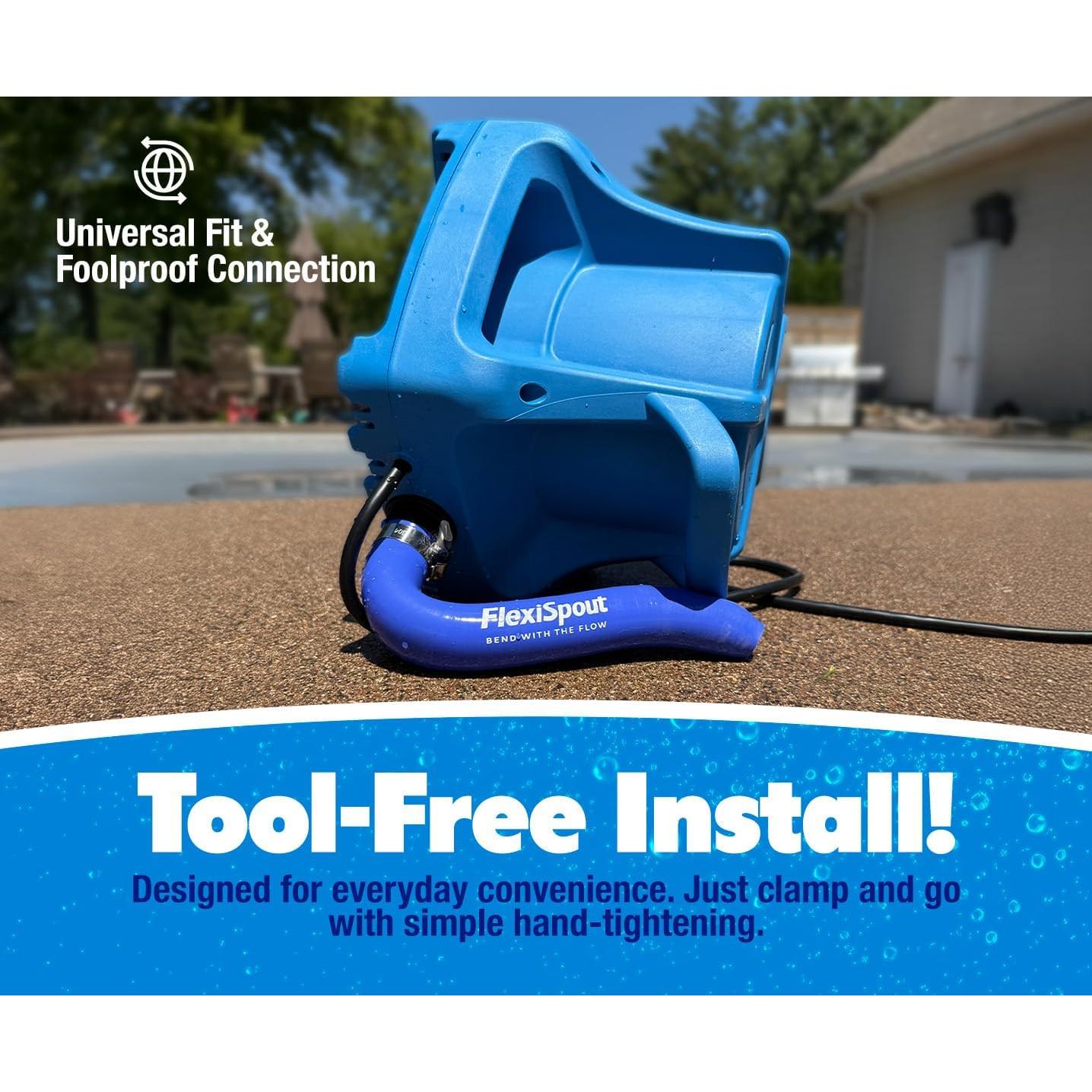 Boquilla de Bomba de Cubierta de Piscina FlexiSpout - Irrompible