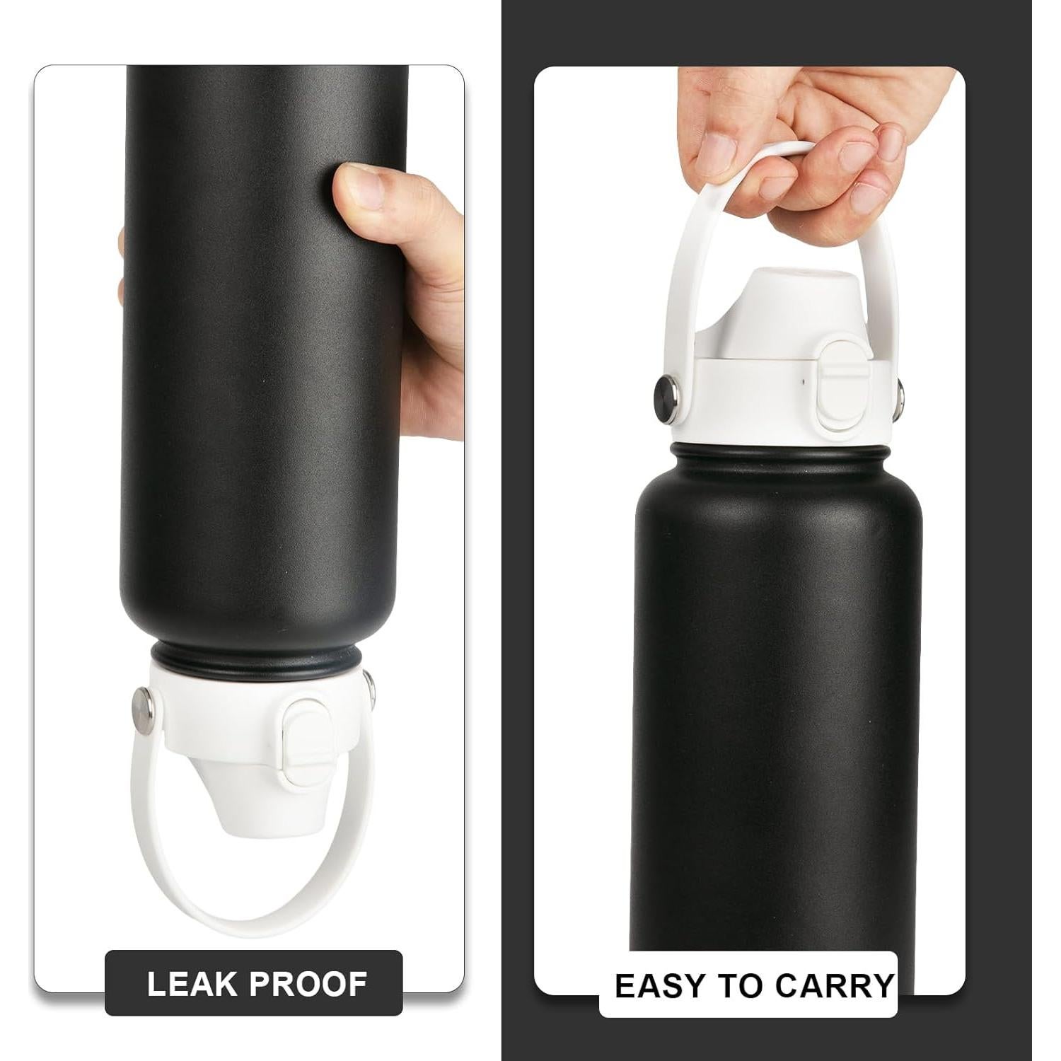 Tapa Flip Auto EIPOSAU para Botellas Boca Ancha 12-64 oz