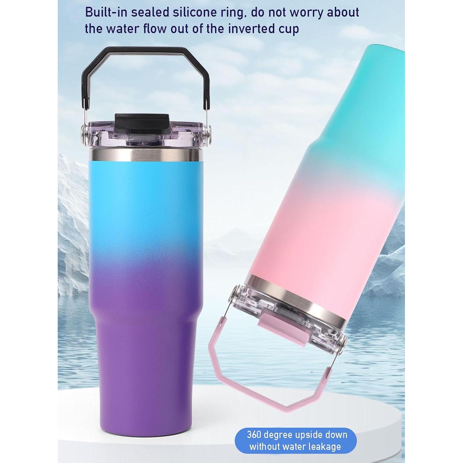 Tapa de Reemplazo Stanley IceFlow 30oz y 20oz 2 PCS Gris