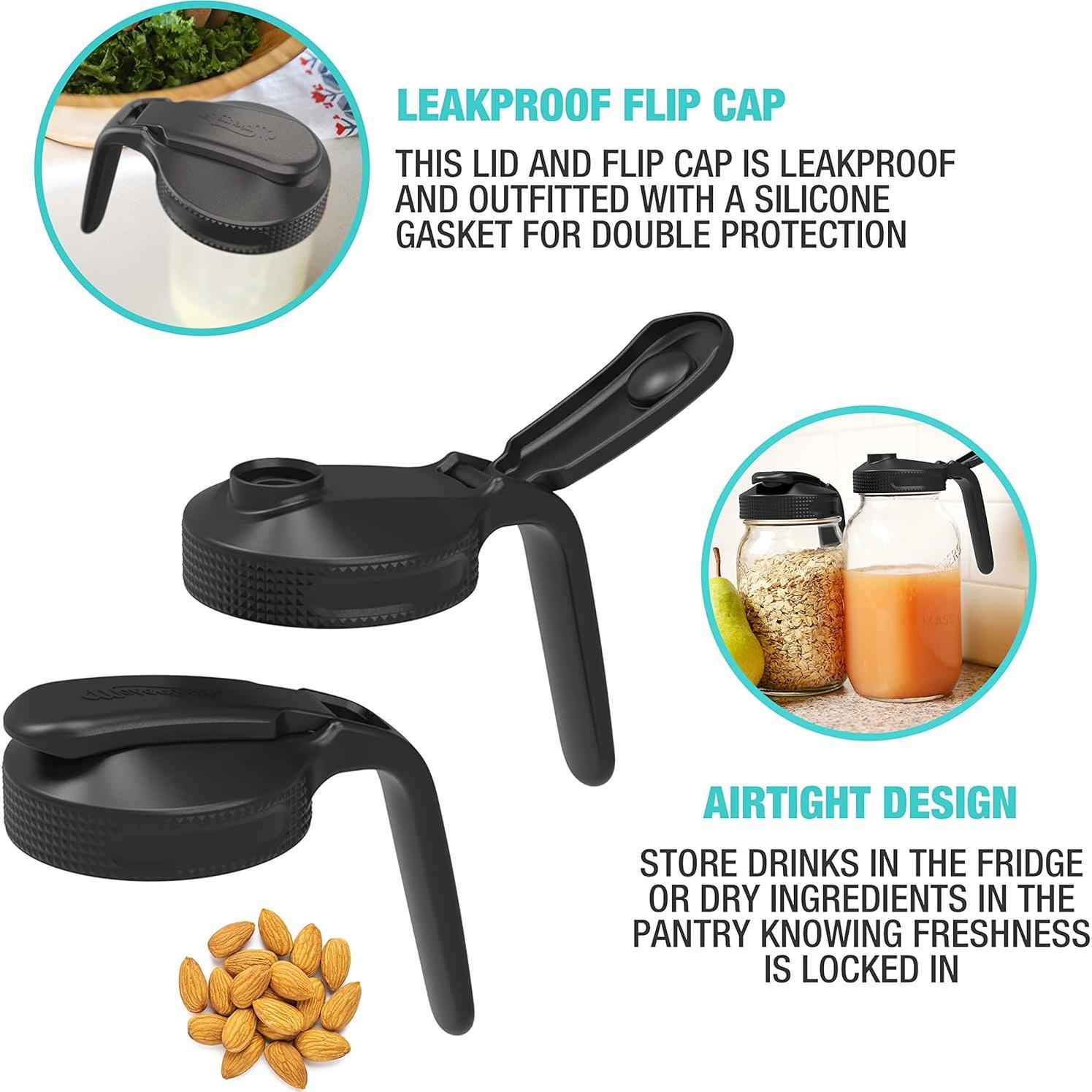 Tapa Vertedora Masontops para Tarro de Conservas Boca Ancha