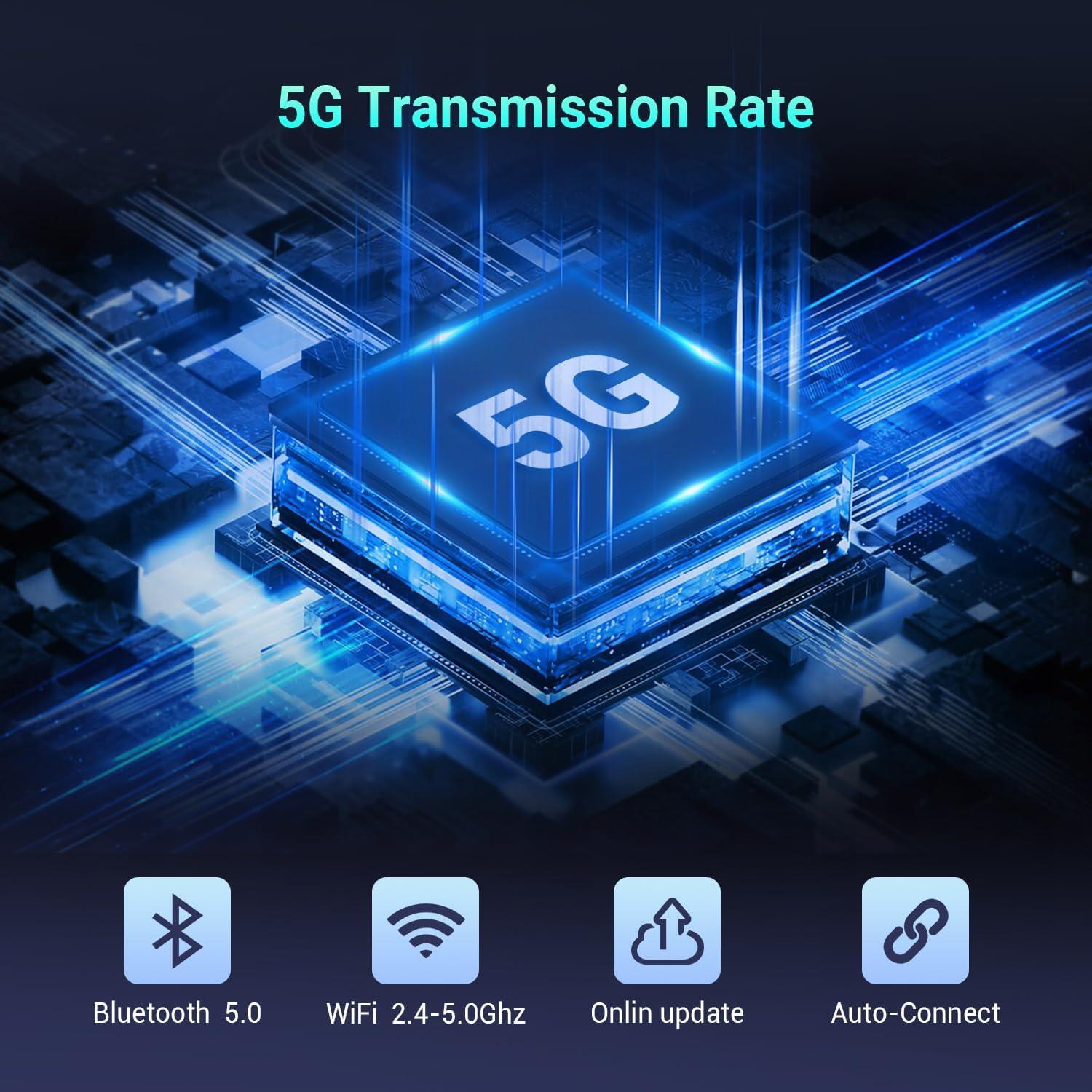 Adaptador Inalámbrico Android Auto Dilxyuy 2016+ Plug & Play