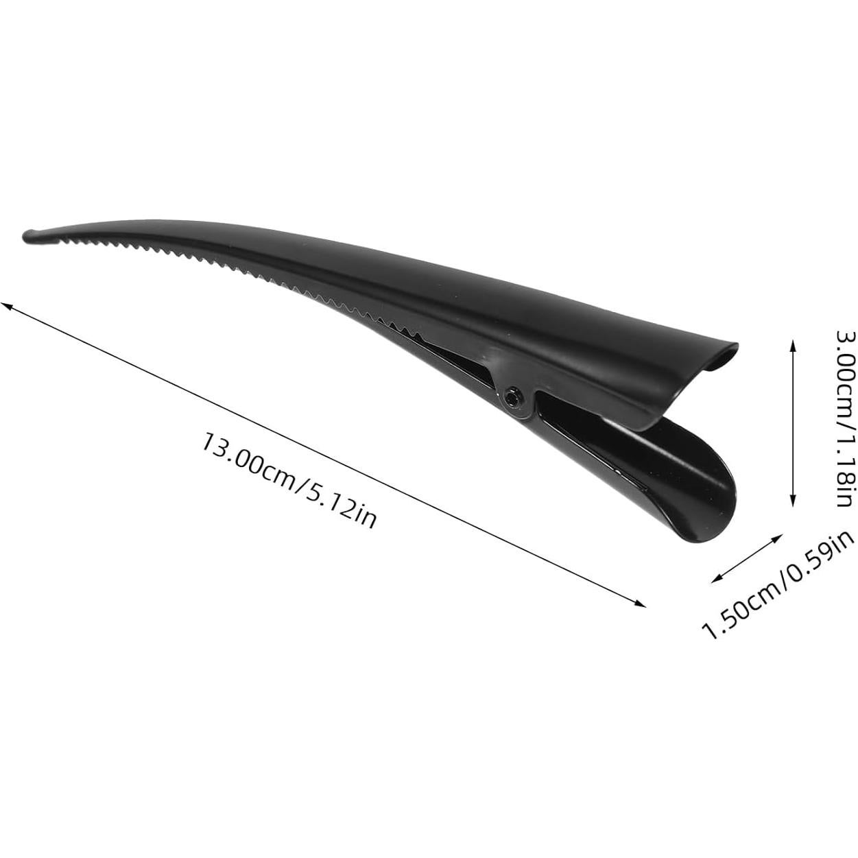 3 Clips de Pelo de Cocodrilo LALAFINA 12.95 cm Antideslizantes