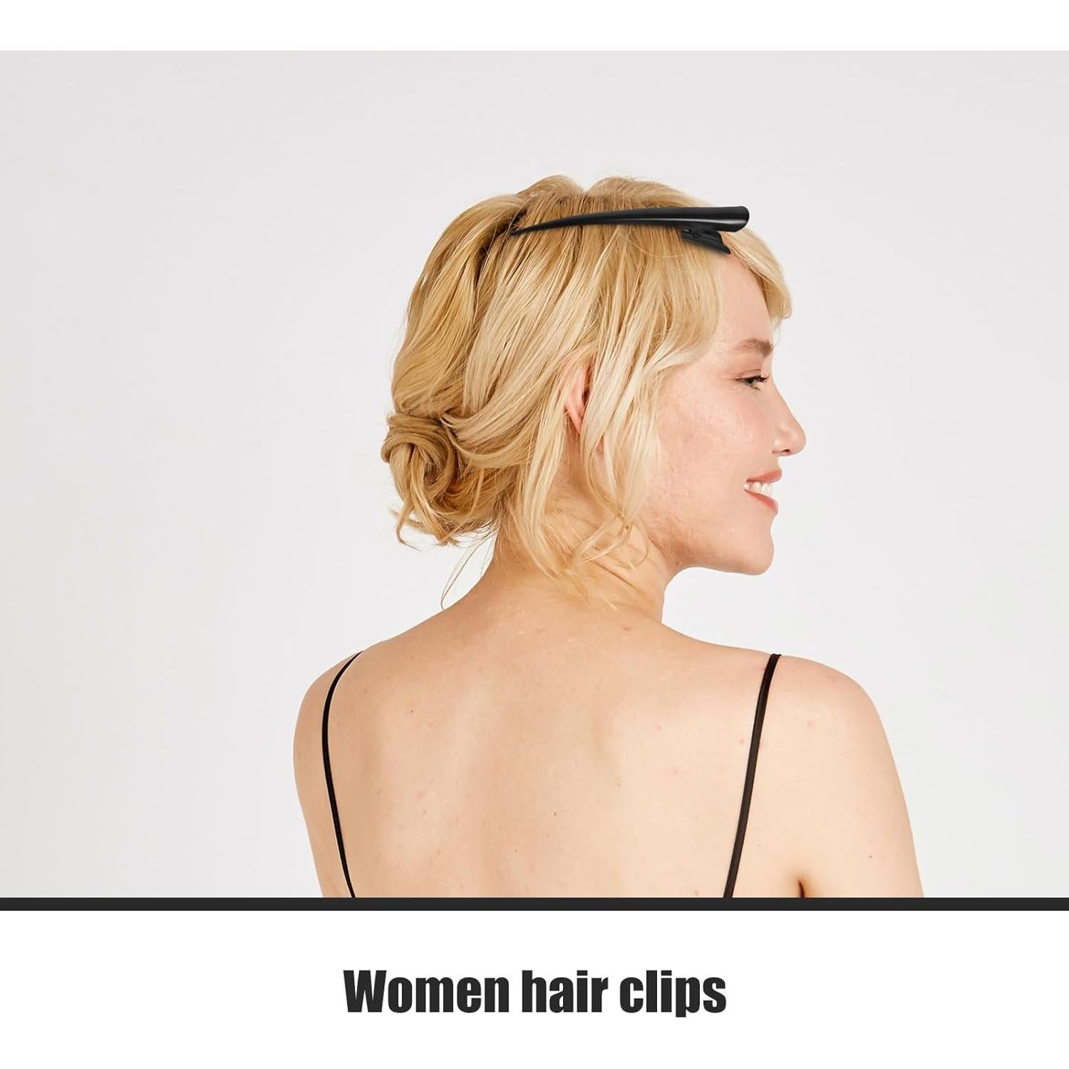 3 Clips de Pelo de Cocodrilo LALAFINA 12.95 cm Antideslizantes