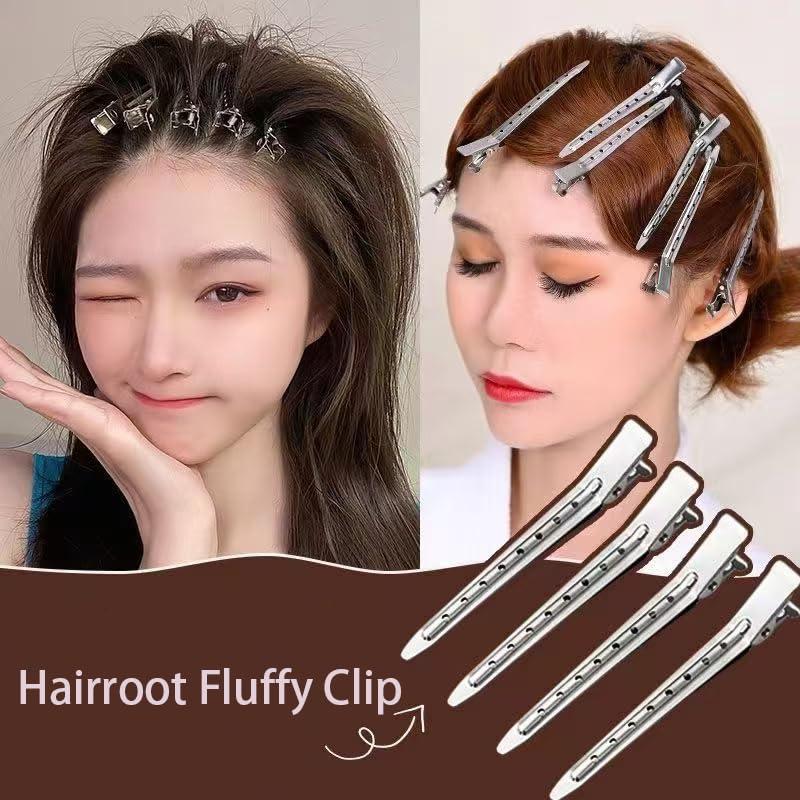 11 Clips Fluffy Raíz de Cabello YOOOYOOO Púrpura DIY