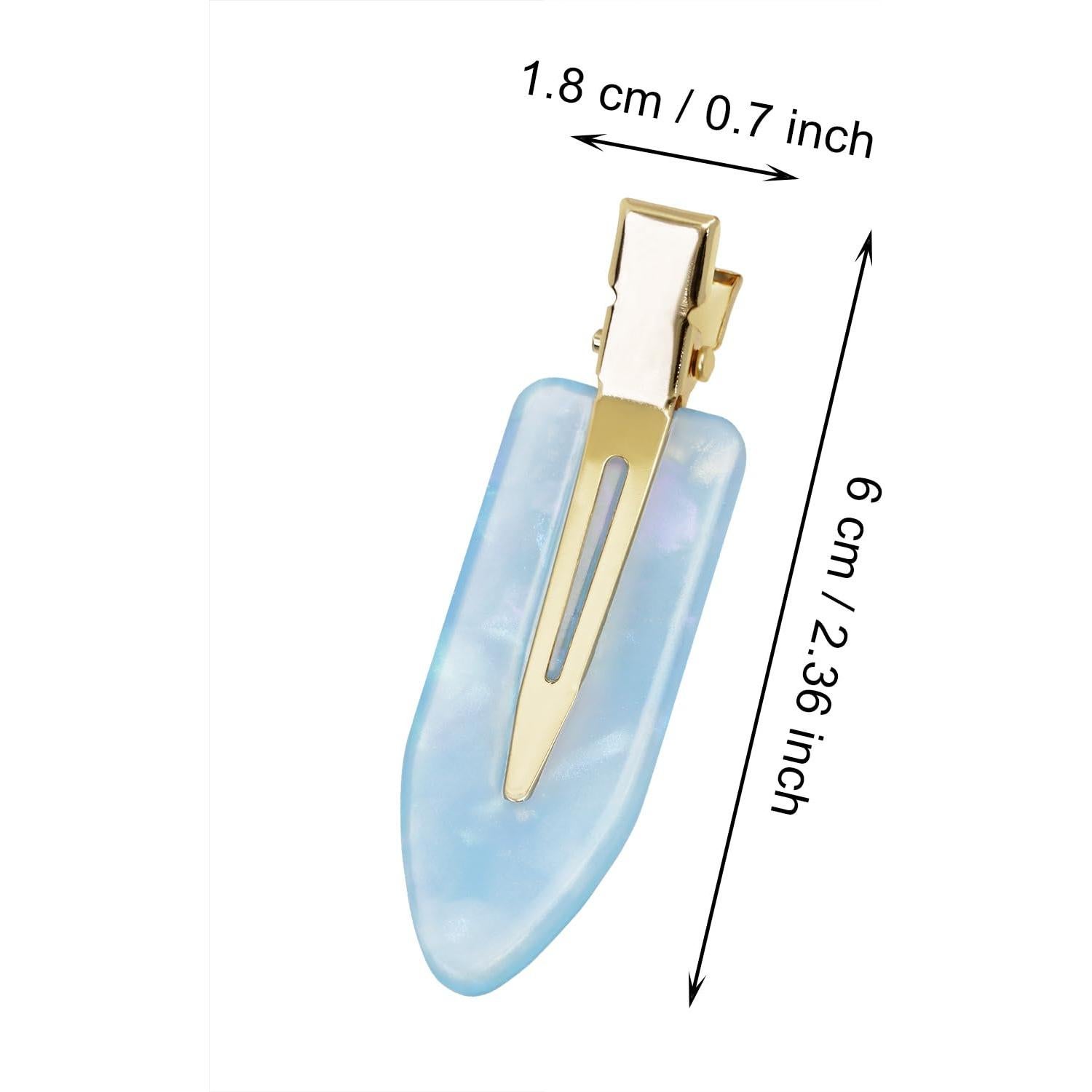 Clips para el Cabello Sin Pliegues Mini Skater Azul 2PCS