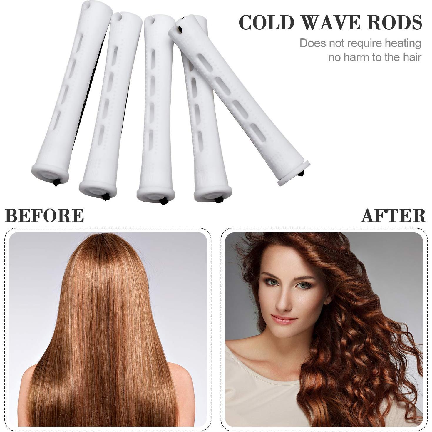 Kit de Estilizado de Cabello WILLBOND - 48 Varillas, 2 Peines, 350 Papeles, 6 Clips