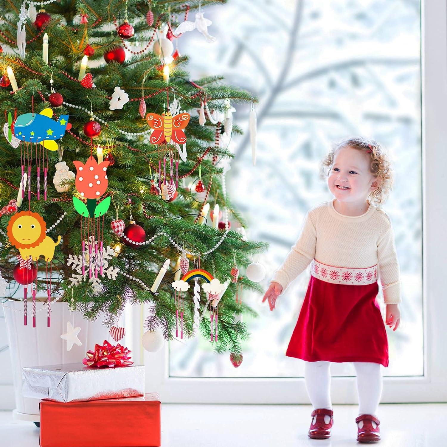 Kit de Campanas de Viento Tuanse 24 Pcs para Niños DIY