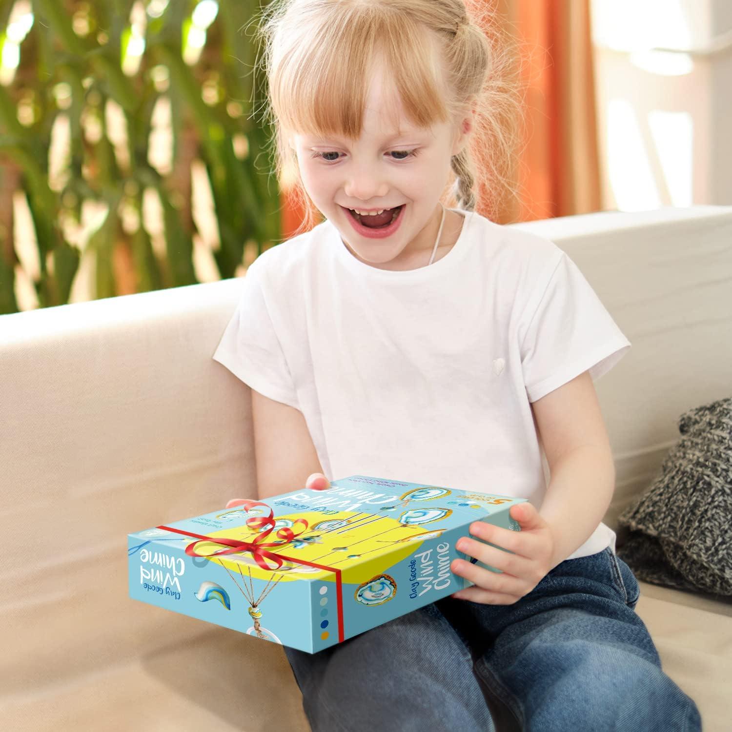 Kit de Manualidades Carillón de Arcilla Geode EDUMAN 20 Piezas