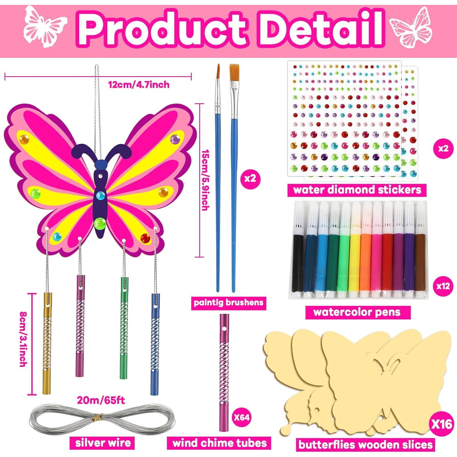 Kit de Manualidades de Campanas de Viento Gisgfim - 16 Piezas