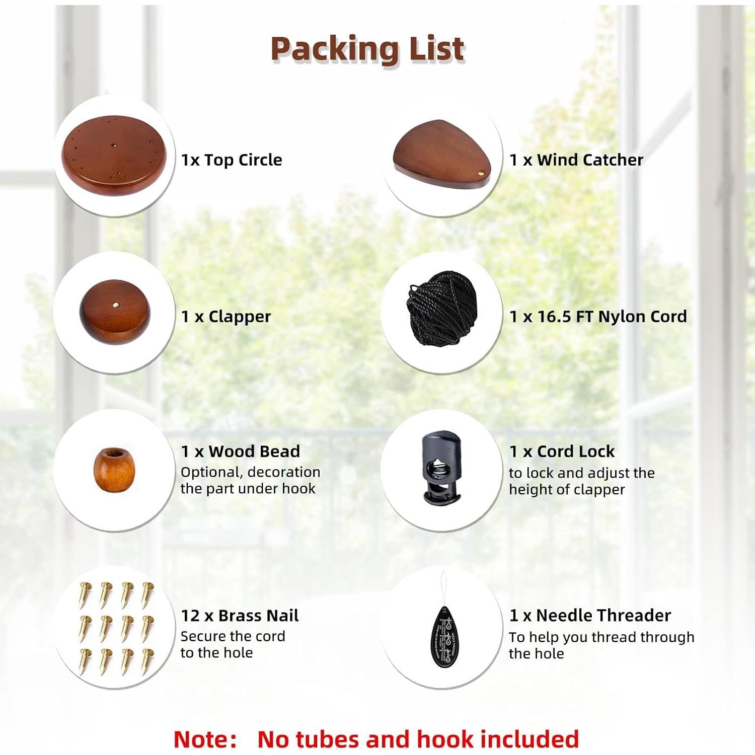 Kit de Reemplazo Campana de Viento Yomishine 20 Piezas