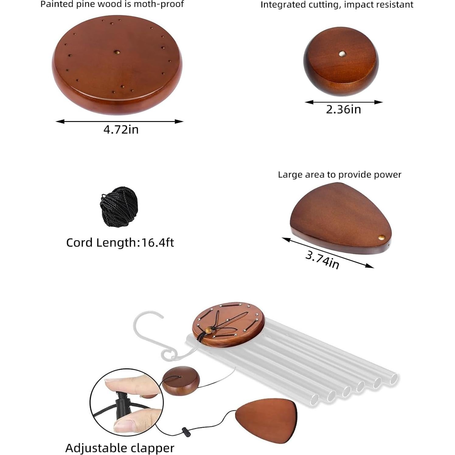 Kit de Reemplazo Campana de Viento Yomishine 20 Piezas