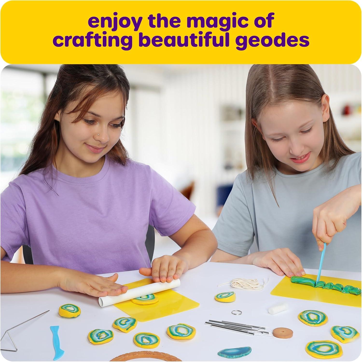 Kit de Manualidades Dan&Darci Campana de Viento Geode 24 Piezas