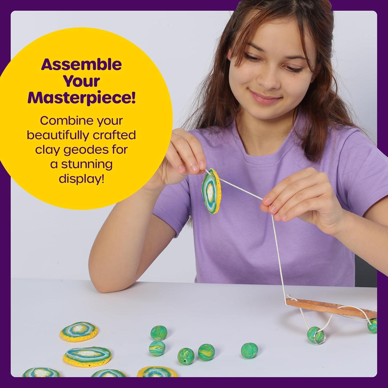 Kit de Manualidades Dan&Darci Campana de Viento Geode 24 Piezas