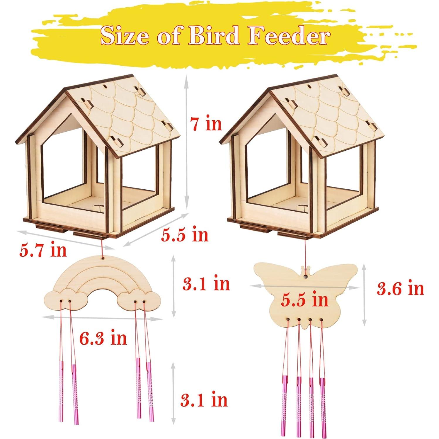 Kits de Manualidades para Niños THWAS-LIGHT - Comederos y Campanas
