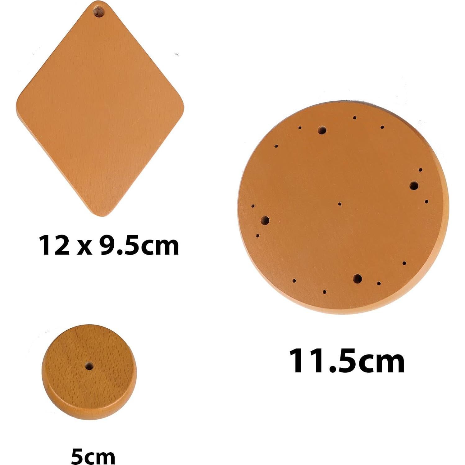 Kit de Piezas para Campanas de Viento Lveofielygi - Caoba