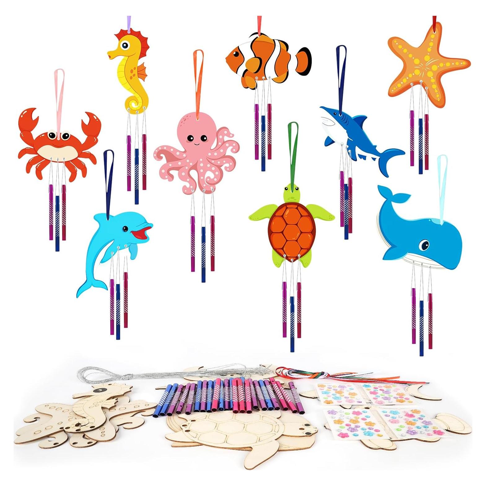 Kit de Móvil de Animales Marinos Sealmic - Manualidades de Verano