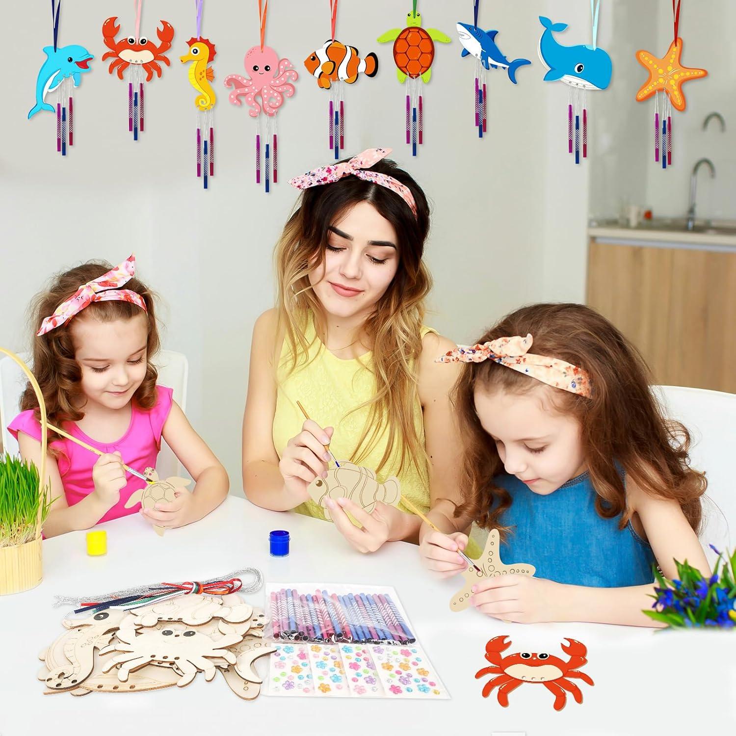 Kit de Móvil de Animales Marinos Sealmic - Manualidades de Verano