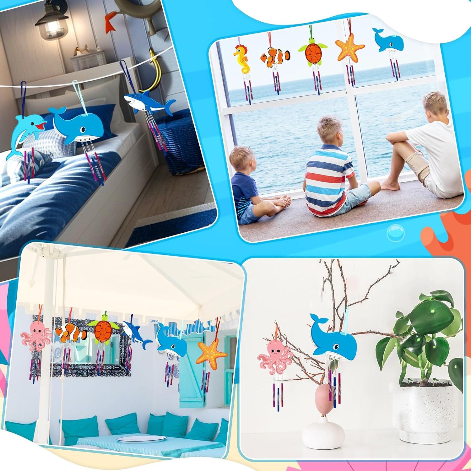 Kit de Móvil de Animales Marinos Sealmic - Manualidades de Verano