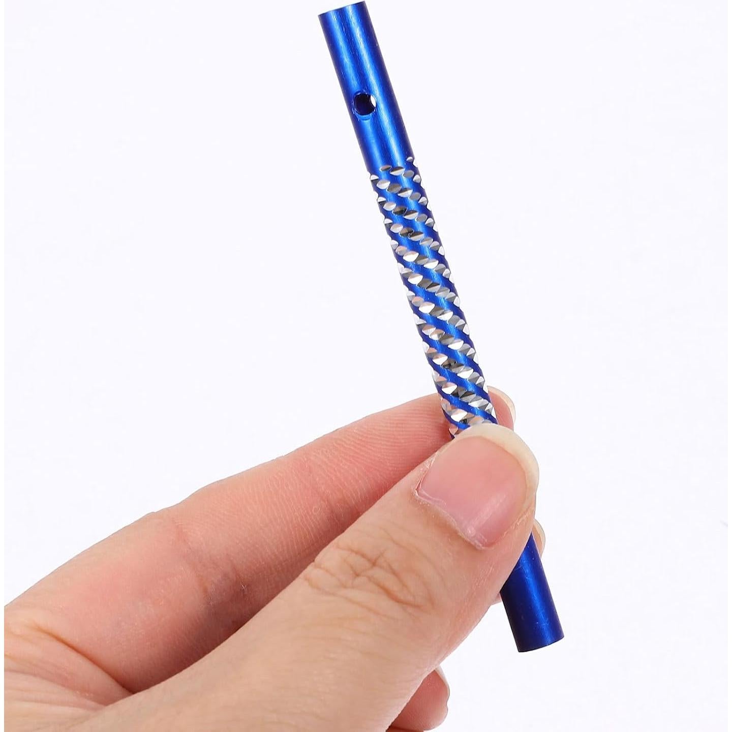 100 Tubos de Campana de Viento Aluminio DOITOOL 8cm Color Mezclado