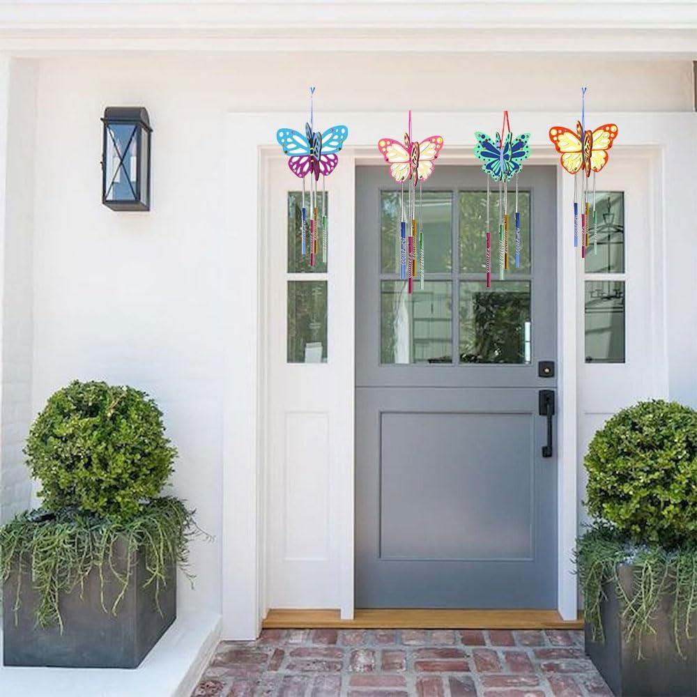 Kit de Campana de Viento DIY Mariposa 3D Earssa - 32 Piezas