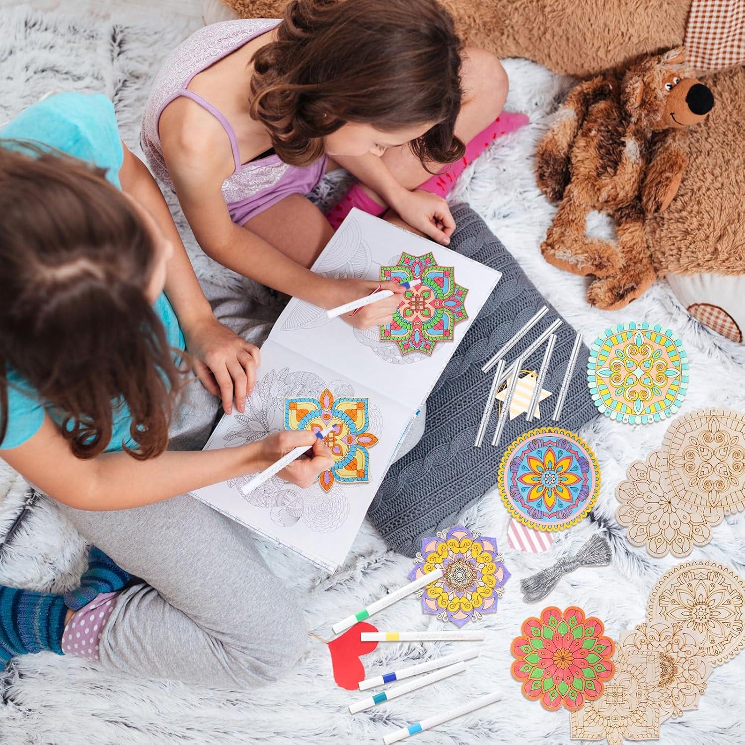 Kit de Campanas de Viento Mandala Potchen - 18 Piezas DIY