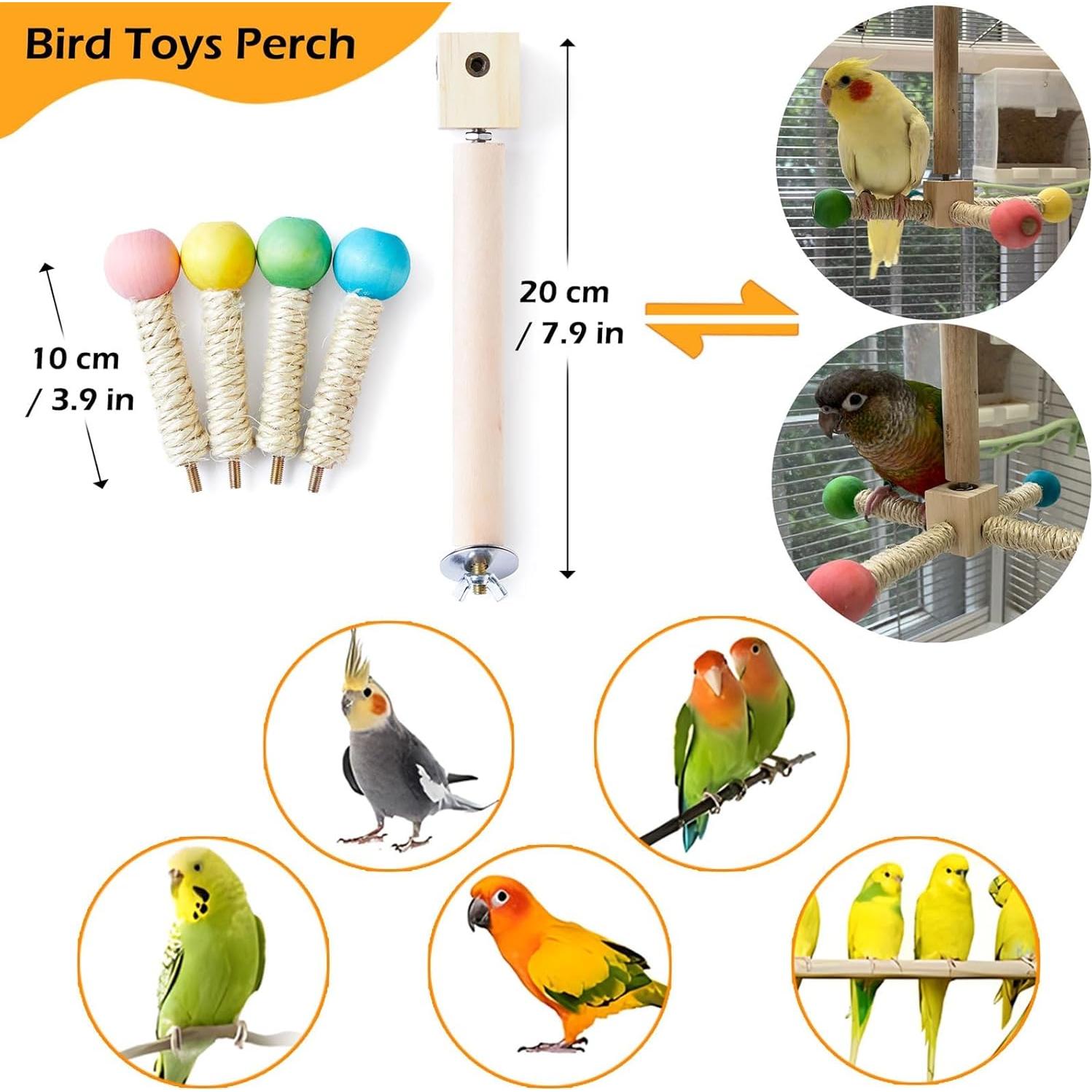 Juguete Giratorio para Aves Jevnd - Perchas Interactivas S