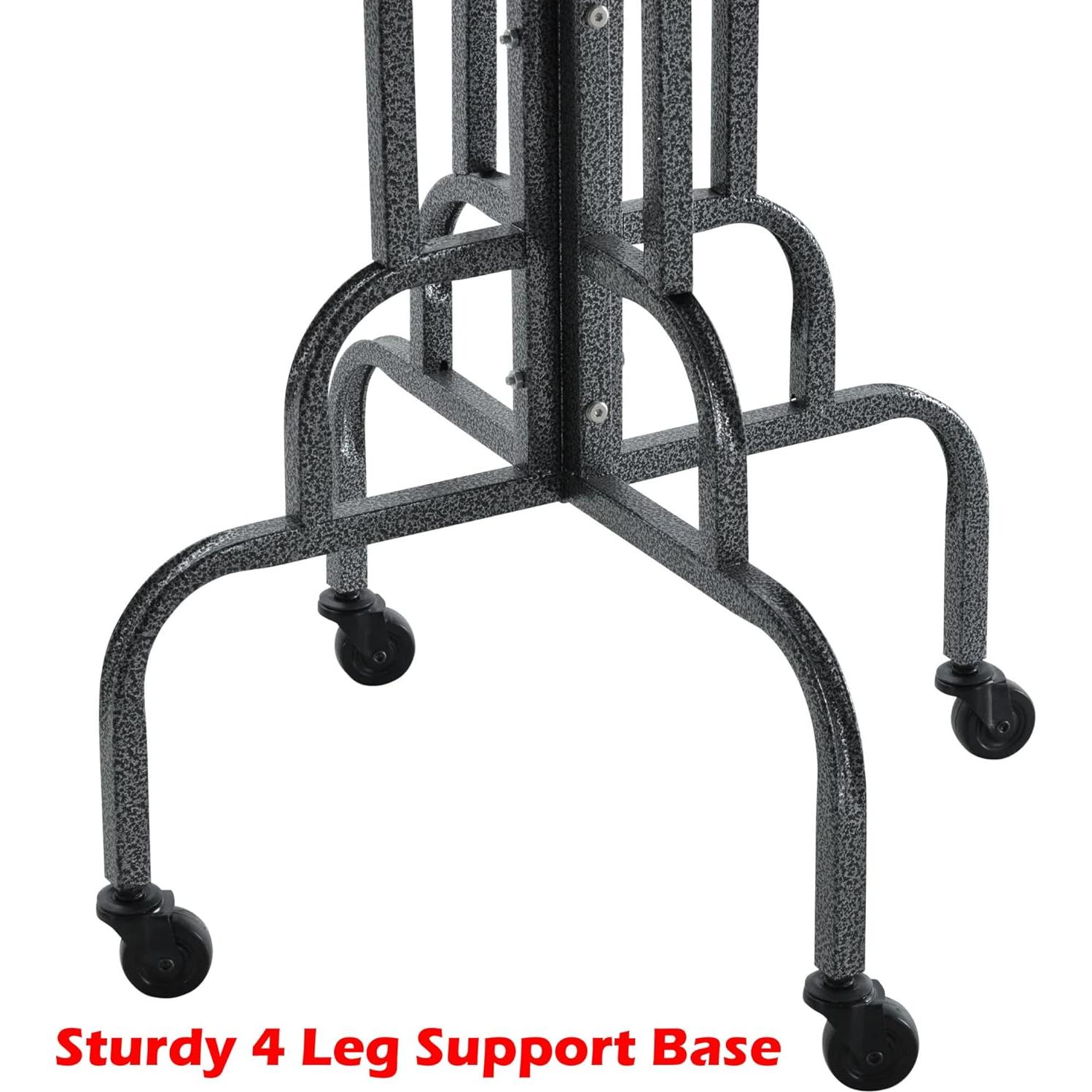 Jaula para Loros Mcage 61x60x170 cm Hierro Forjado con Ruedas