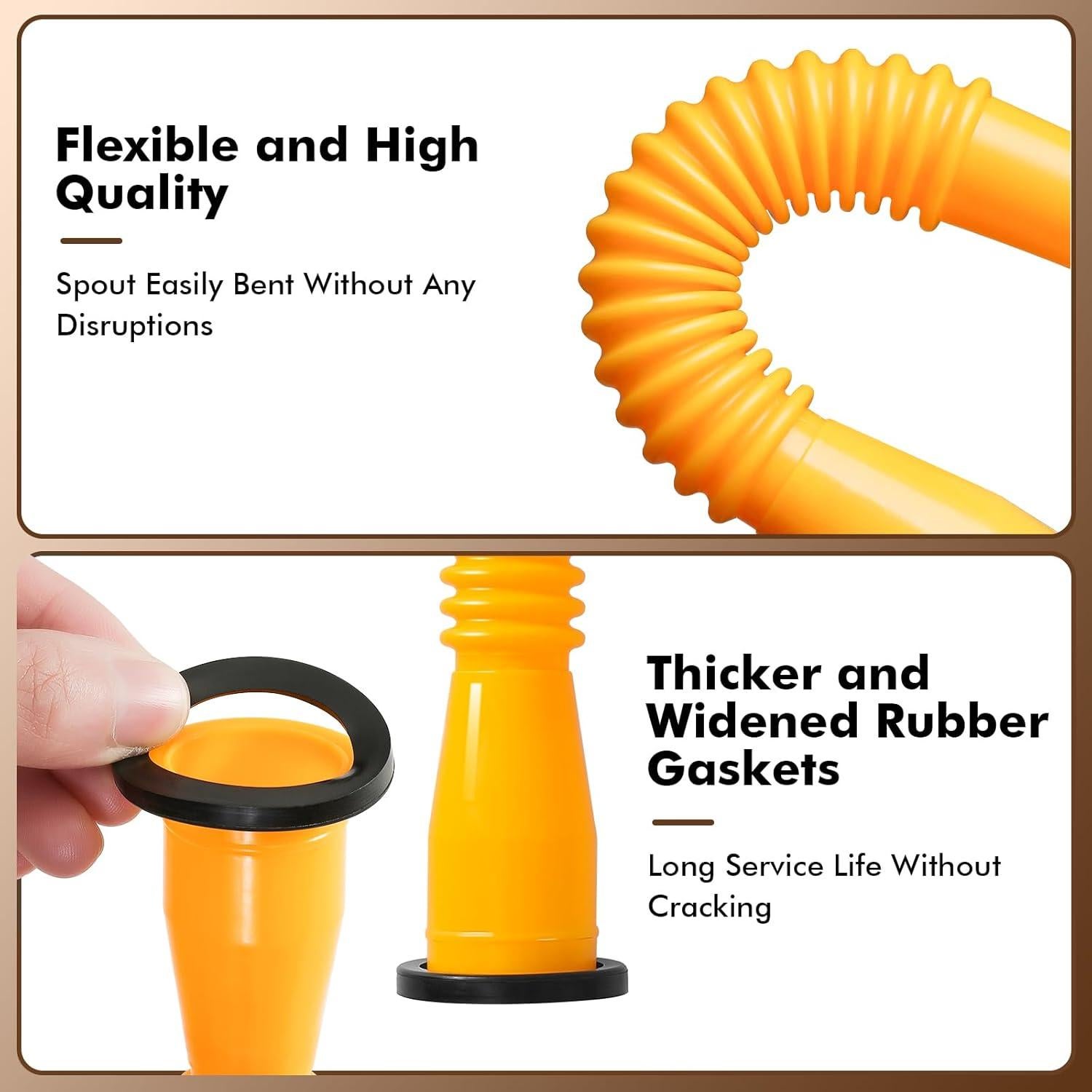 Boquilla de Gas VOXIZEI 3-KIT Flexible Antiderrame 20.6 cm