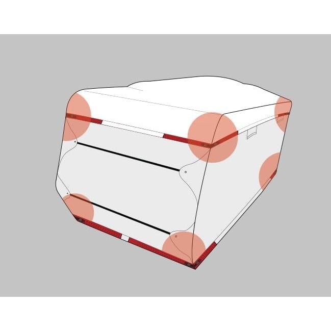 Cubierta de Remolque ADCO 36846 31.7 - 34 pies Gris/Blanco