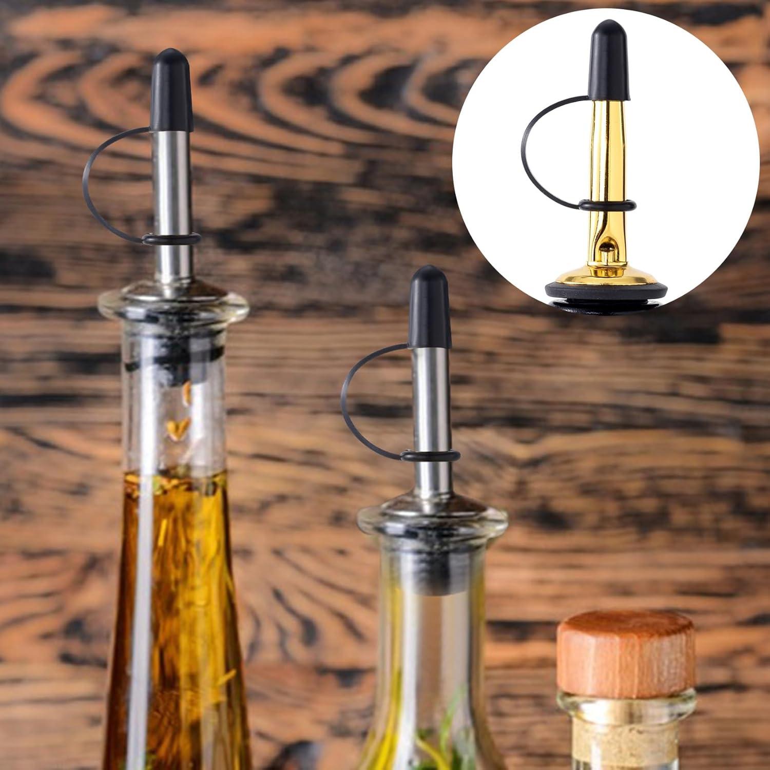 Tapas de Válvula de Licor OIIKI, 30 Piezas Goma Negra