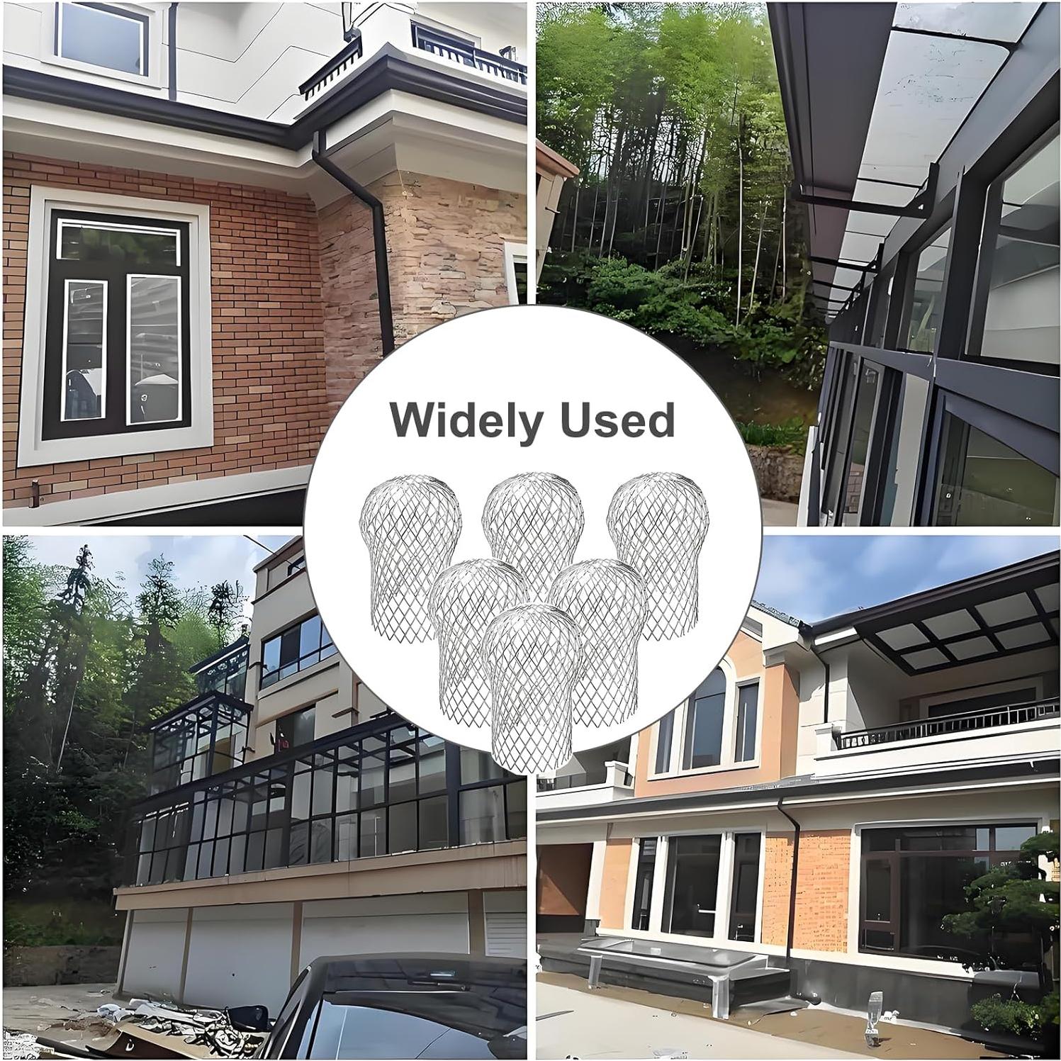 Filtro de Bajante de Canalón TS-Guardia 6 Paquetes 7.6x16.5cm