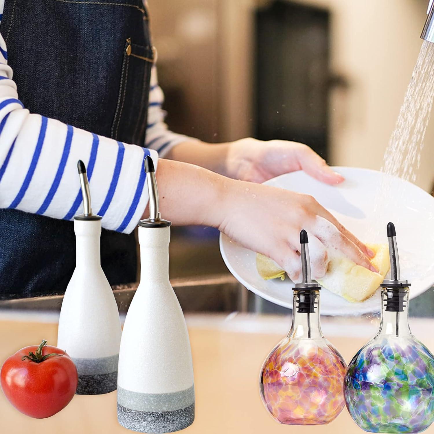 Vertedor de Aceite de Oliva LanMa 2PCS Acero Inoxidable