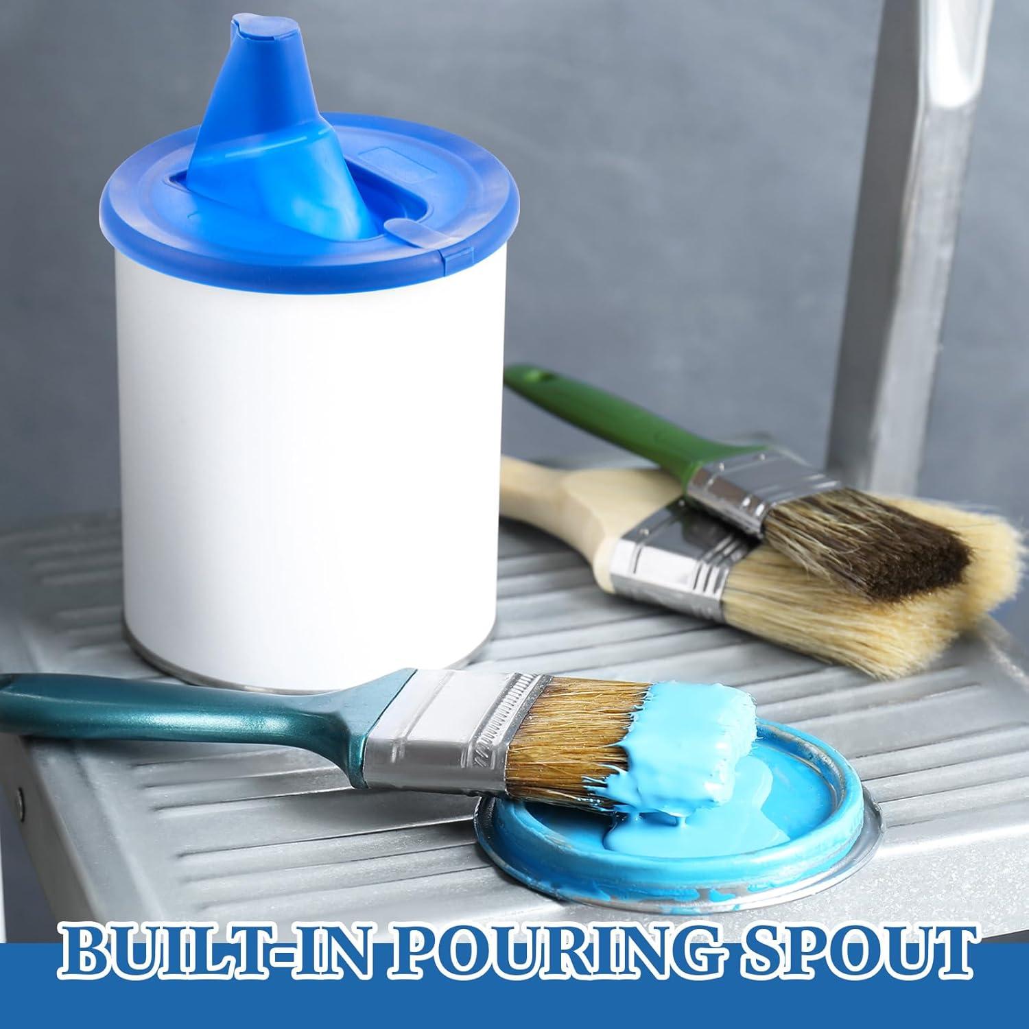 Kit de Tapa Mezcladora y Cubierta para Latas de Pintura 4L Reallnaive