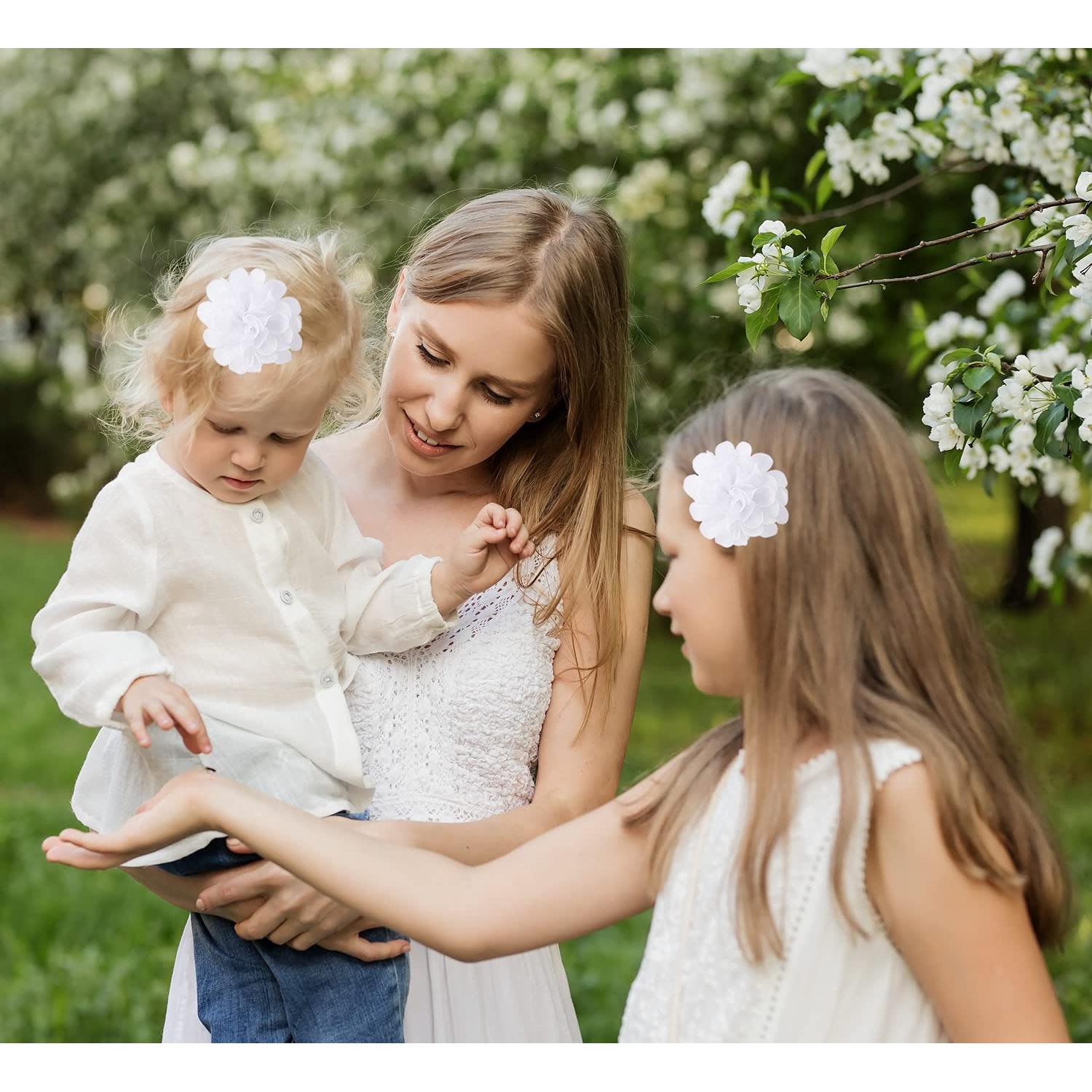 Clips de Pelo de Chifón Cinaci 24 Piezas para Niñas