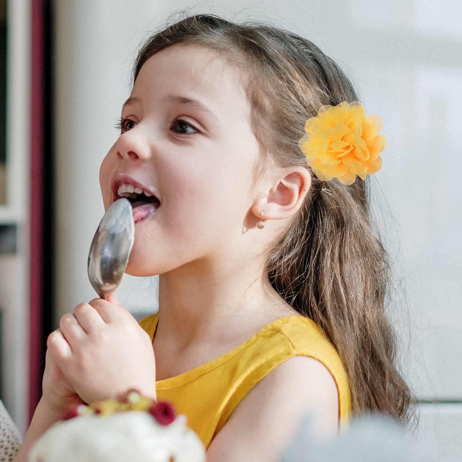 Clips de Pelo de Chifón Cinaci 24 Piezas para Niñas