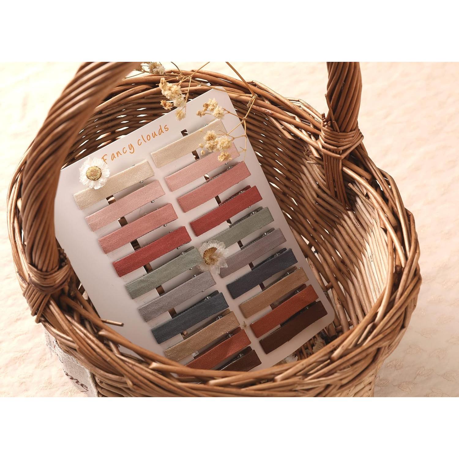 Pinzas para el cabello FANCY CLOUDS 20 piezas colores surtidos