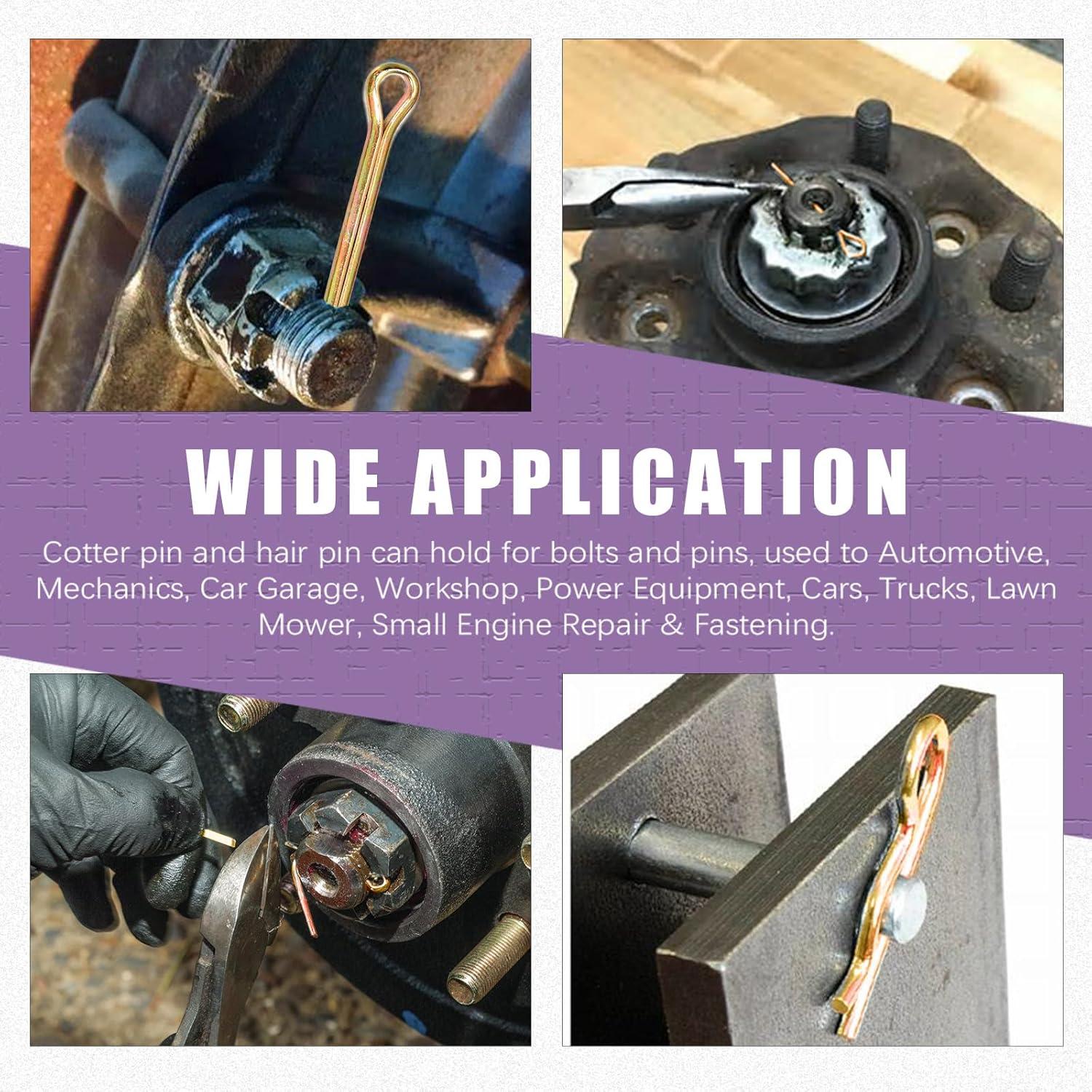 Kit 208 Pasadores de Seguridad Acero Inoxidable Swpeet