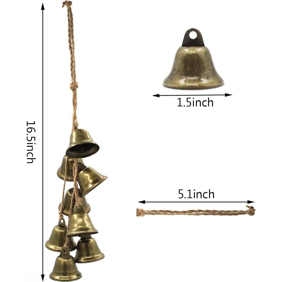 Campanas de Bruja Mersdem Vintage para Puerta - Protección Energía