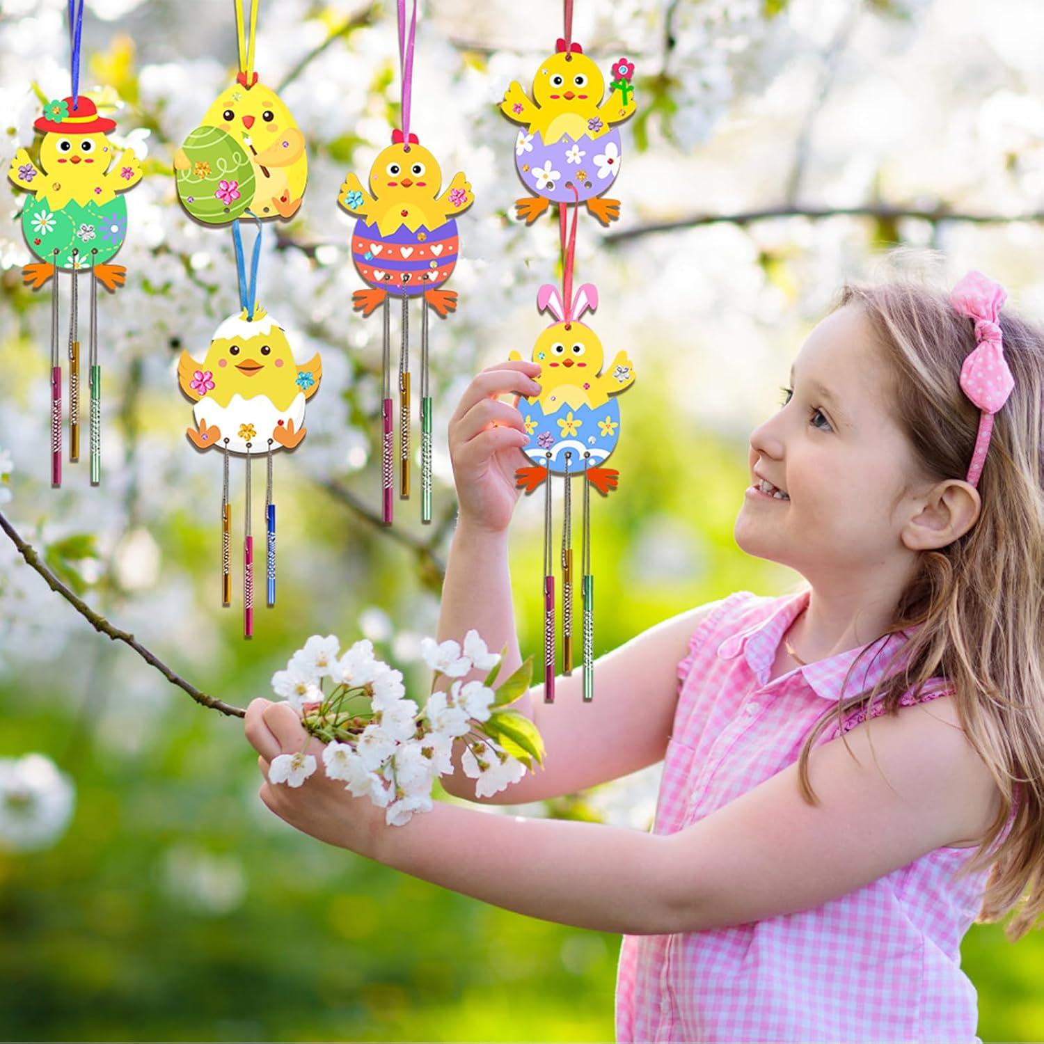 Kit de Campana de Viento Fennoral para Niños - Manualidades de Pascua