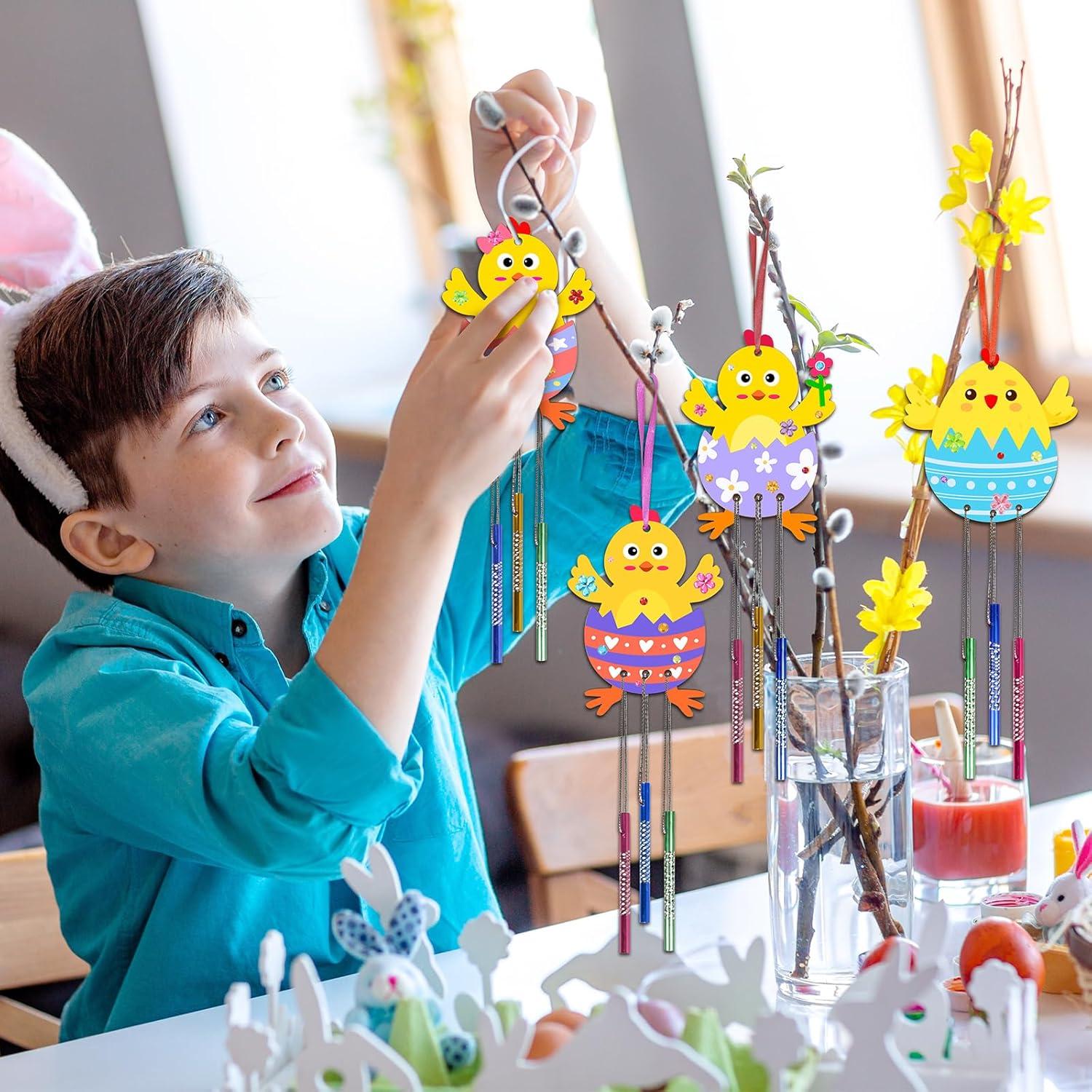 Kit de Campana de Viento Fennoral para Niños - Manualidades de Pascua