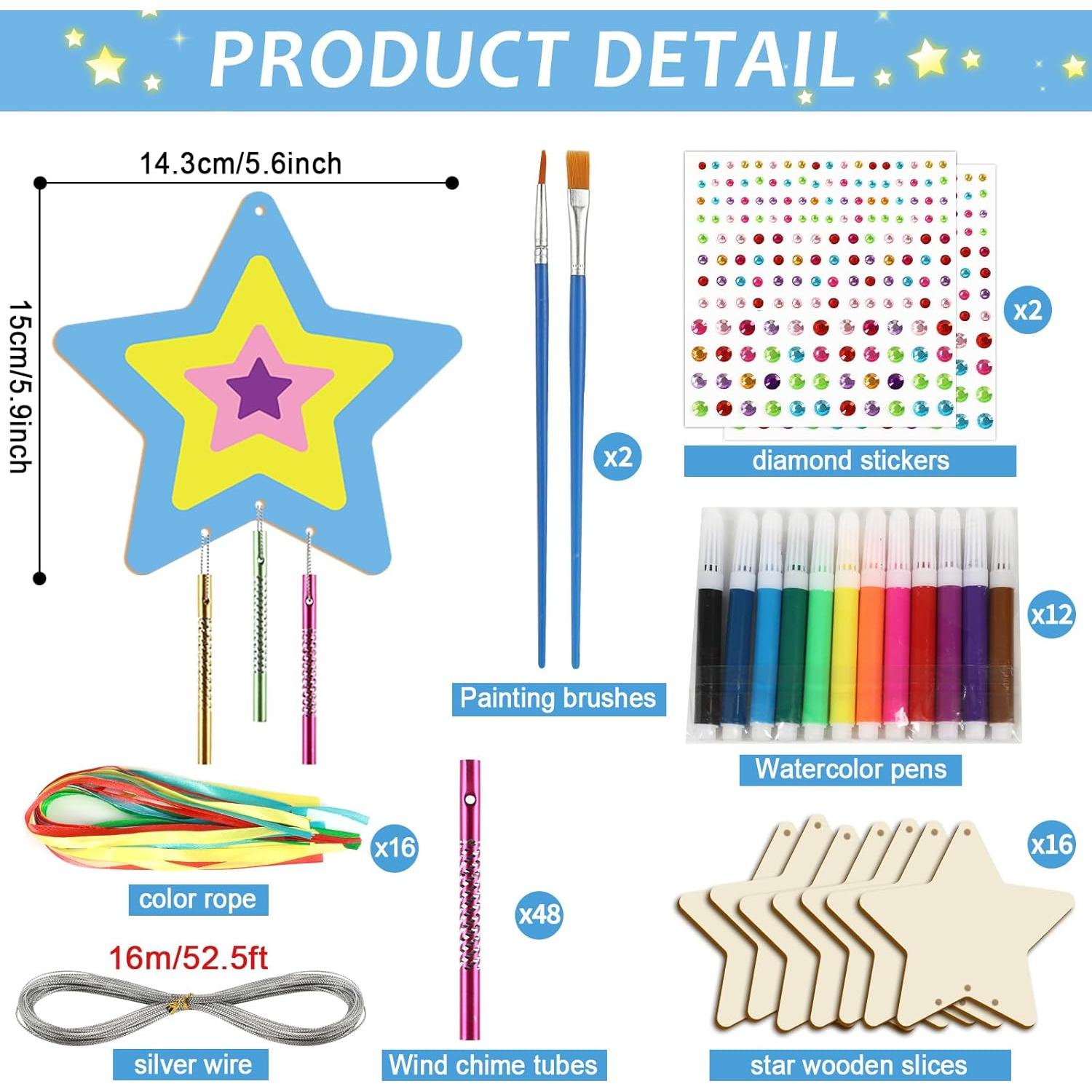 Kit de Manualidades Estrella Saludo de Fiesta - 16 Piezas DIY
