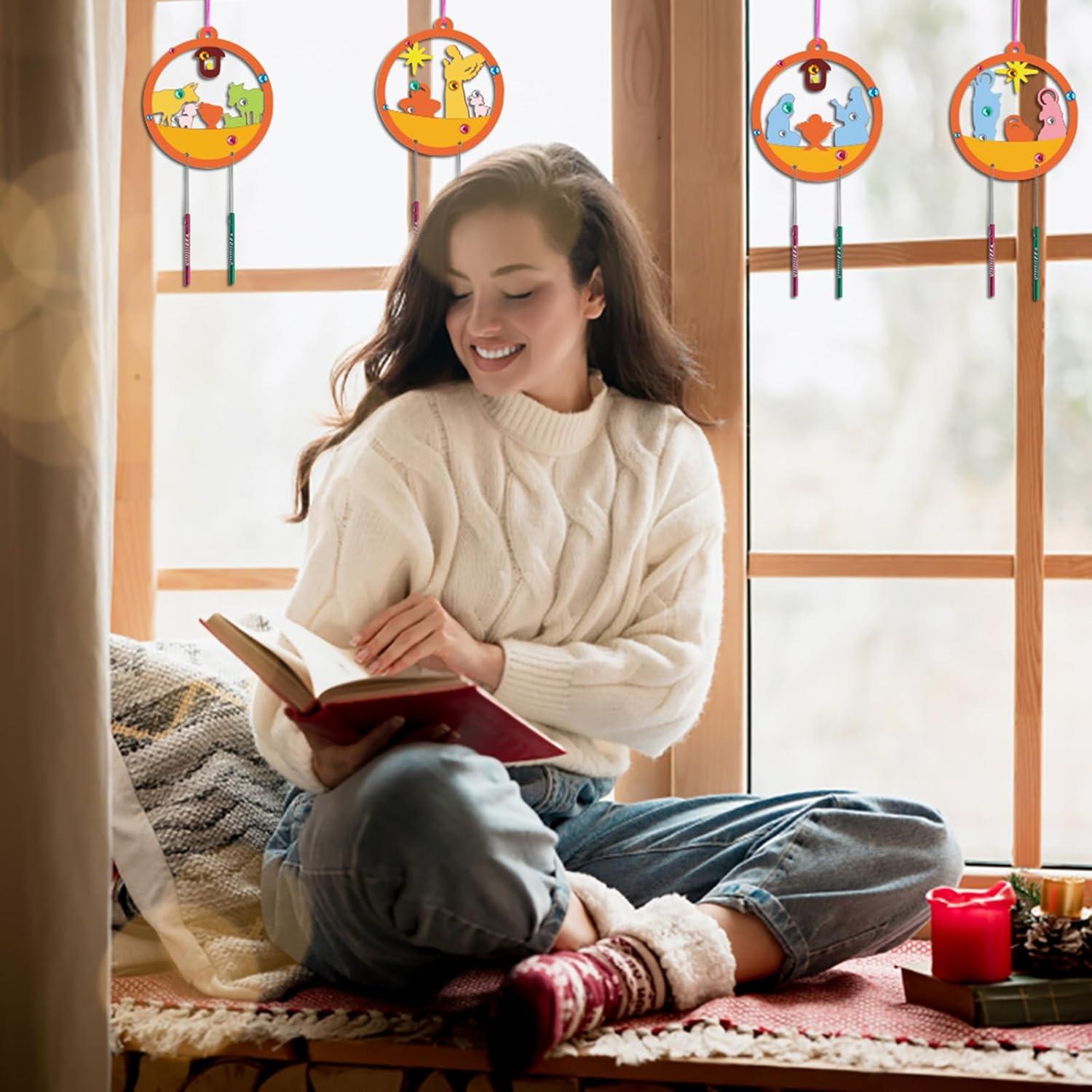 Kit de Manualidades de Natividad Fennoral para Niños 12 Piezas