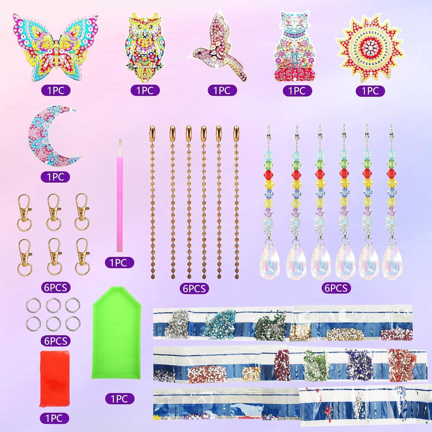 Kits de Arte de Diamante DIY 6 Pcs Atrapa Sol WALACT