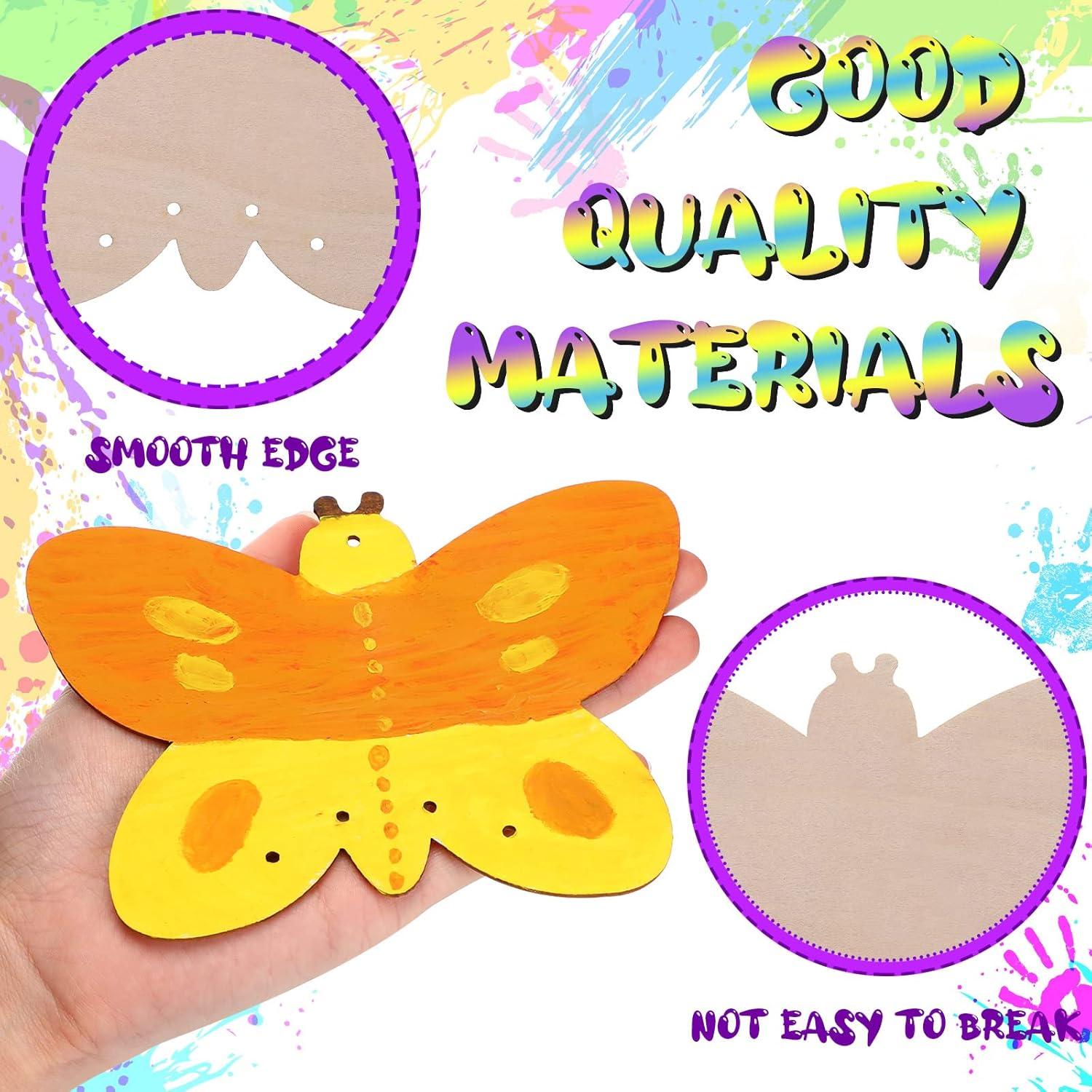 Kit de Campanas de Viento Tuanse 36 Piezas Madera DIY