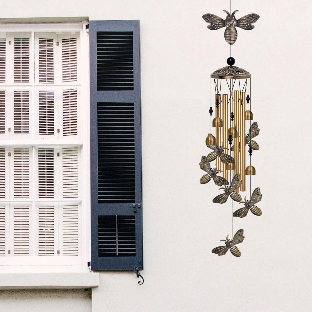 Campanas de Viento de Abeja ME9UE de Bronce 90cm Decorativas